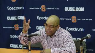 Syracuse coach Quentin Hillsman PostGame Notre Dame [upl. by Muns]