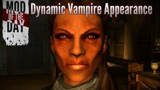 Skyrim Mod of the Day  Episode 245 DVA Dynamic Vampire Appearance [upl. by Notnek]