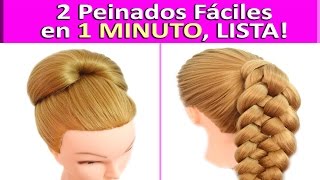 Peinados con Extensiones Faciles y Rapidos  Recogidos Elegantes para Fiesta [upl. by Paddie]