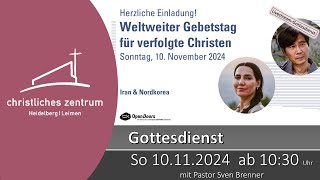 Live  Gottesdienst aus dem Christlichen Zentrum Heidelberg  Leimen [upl. by Zink]