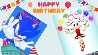 Menace Sonic and Amy rose Of the Menaceverse Birthday Stream [upl. by Nirtiak]