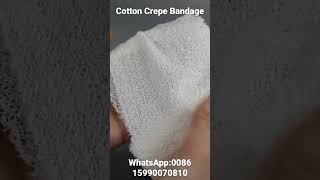 Cotton Crepe Bandage Elastic Bandage For Hospital Use medical hospitalpharmacy factory [upl. by Harding]