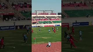 RECAP Scenes when Police FC host Egyptians Zamalek SC at Nyayo Stadium shorts football montage [upl. by Jard]