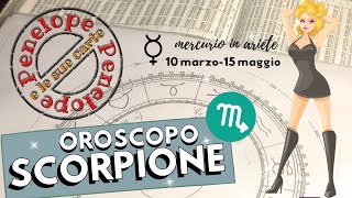 SCORPIONE ♏️ OROSCOPO SPECIALE ⭐️ Mercurio in Ariete ⭐️ 10 MARZO  15 MAGGIO 2024 🌙 Astrologia [upl. by Cletis872]