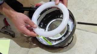 Converting Fluorescents to LEDs A Magnifying Ring Lamp Example cb99videos ledconversion [upl. by Nirihs173]