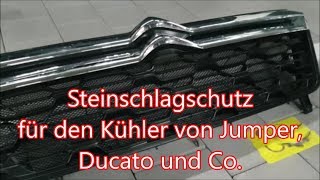 Kühlerschutzgitter für Jumper und Ducato  Clever Runner 636 43 [upl. by Liek502]