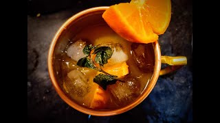 Orange Moscow Mule Mocktail  Cool  Citrus  Tasty  Healthy  Healthy  Easy  Summer  Drink Ice [upl. by Ahsikin]