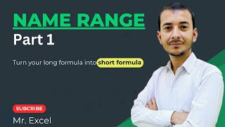 Name Range in Excel  Name Range Basic [upl. by Alol]