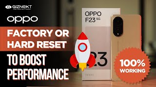 How to Hard Reset  Factory Reset OPPO Smartphone  Complete StepbyStep Guide  Giznextcom [upl. by Cottrell103]