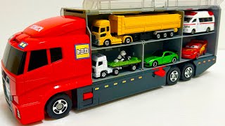 13 Types Tomica Cars ☆ Tomica opened and stored in the big Okatazuke convoy [upl. by Psyche]