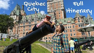 Quebec City Must See Attractions  2 Days Itinerary 2024 [upl. by Kilby]