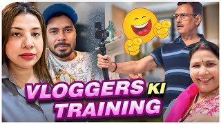 VLOGGERS KI TRAINING SHURU❤️ [upl. by Eicyac]