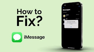 How To Fix iMessage Not Working On iPhone [upl. by Shaughn]