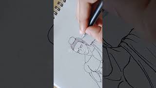 Buddha drawing ☸️✨  art drawing artist artandcraft youtube ytshots trending viral fypシ゚ [upl. by Bennet]