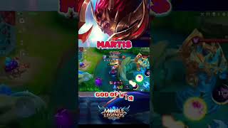 martis god of war ‼️ mobilelegends mlbb shorts [upl. by Roter]