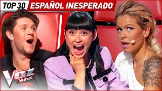 Top 30 Audiciones INESPERADAS en ESPAÑOL en La Voz [upl. by Uliram]