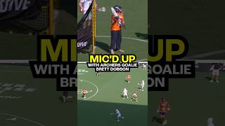 POV On the field with the 2x Championship MVP in net 🗣️🏆 pll lacrosse lax micdup goalie [upl. by Aneerhs]