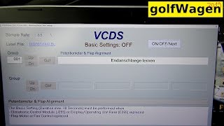 VW Golf 5 HVAC Basic Settings [upl. by Obidiah]