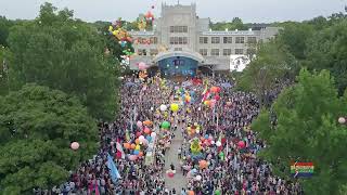 Aerial view  Marian Days Ngày Thánh Mẫu [upl. by Iddet373]