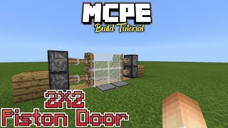 ✓Tutorial 2x2 Piston Door  MCPE Indonesia [upl. by Shute601]