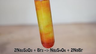 Neutralization of Bromine  Beautiful Reaction [upl. by Tori268]