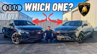 Audi RSQ8 vs Lamborghini Urus Which Performance SUV Reigns Supreme [upl. by Tandie453]