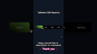 Navigation Menu Bar reactjs coding tailwindcss shortvideo shorts navbar navigation [upl. by Lehrer]