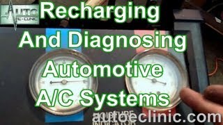 How To Recharge and Diagnose Automobile Air Conditioning [upl. by Quint]