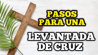 ¿Cómo hacer una levantada de cruz para un difunto Paso a paso [upl. by Olinad]