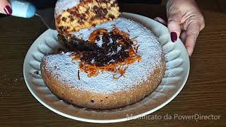 TORTA SOLO ALBUMI CON ARANCIA E GOCCE DI CIOCCOLATO [upl. by Oiramed751]