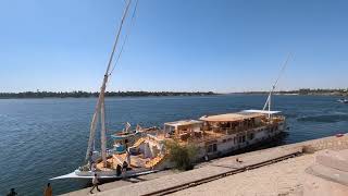 Dahabiya Nile Cruise Sailing from Aswan to Edfu December 2023 [upl. by Fleeta909]