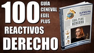 Guía CENEVAL EGEL PLUS DERECHO ⚖️  100 Reactivos Simulador Ejemplo ¡Resuelta y Actualizada [upl. by Amara]