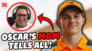 Oscar Piastris Mom Tells Us What Makes Him Emotional and Becoming an F1 Twitter Icon [upl. by Jeu54]