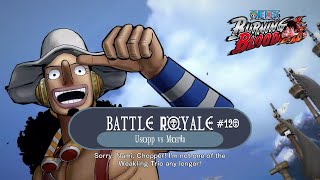 Battle Royale 120  The King of Snipers  Usopp vs Moria  One Piece  Burning Blood [upl. by Horwitz]