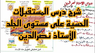 شرح درس المستقبلات الحسية على مستوى الجلد ص 51 من الكتاب المدرسي للسنة 4 متوسط [upl. by Akselaw664]