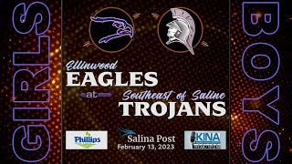 Southeast of Saline Basketball vs Ellinwood 021323 [upl. by Hevak]