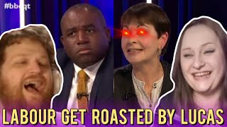 Caroline Lucas OWNS David Lammy on Question Time reaction ft Kevin Logan [upl. by Shore]