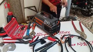 Unboxing and test Welding machine  Kzubr 250 A MMA  Machine welding ARC 250 A [upl. by Dulci]