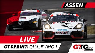 GT Sprint Assen Qualifying 1 27082022 [upl. by Fadas]