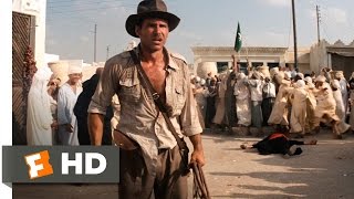 Raiders of the Lost Ark 310 Movie CLIP  Sword vs Gun 1981 HD [upl. by Atteuqram]