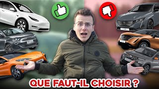 Mon TOP 5 des MEILLEURES et PIRES voitures électriques de 2023  mon guide dachat [upl. by Schwinn]