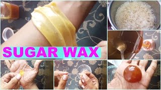 How To Make Sugar Wax At Home  Natural Hair Removal At Home  Sugar Wax Live Demonstration [upl. by Potts]