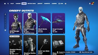 SKULL TROOPER IS BACK❗️TODAY’S FORTNITE ITEM SHOP October 082024 [upl. by Galer733]