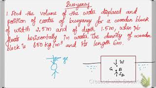 Buoyancy and metacentre [upl. by Allenad]