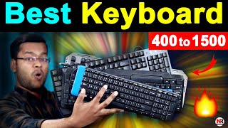 Best Keyboards Under 500 to 1500 for Gaming Programming Typing Editing  Best Keyboards Under 300 [upl. by Jaan]