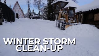 Snow Removal ASMR  Complete Snow Clearing in Alaska [upl. by Navonoj]