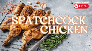 How to cook spatchcock chicken and roasted veggies [upl. by Braswell]