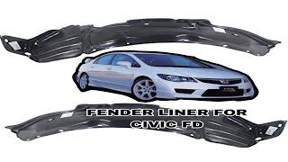 HOW TO INSTALL FENDER LINER FOR CIVIC FD  BRYANMALLARI MOTOVLOG [upl. by Anor]