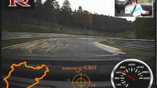 Nurburgring 03102010 GTR 2011 Driver Toshio Suzuki passenger Discoragno [upl. by Gena673]