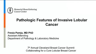 Pathologic Features of Invasive Lobular Cancer  Lobular Breast Cancer Event 2023 [upl. by Enamart]